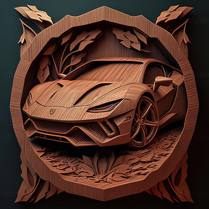 3D model Lamborghini Asterion (STL)
